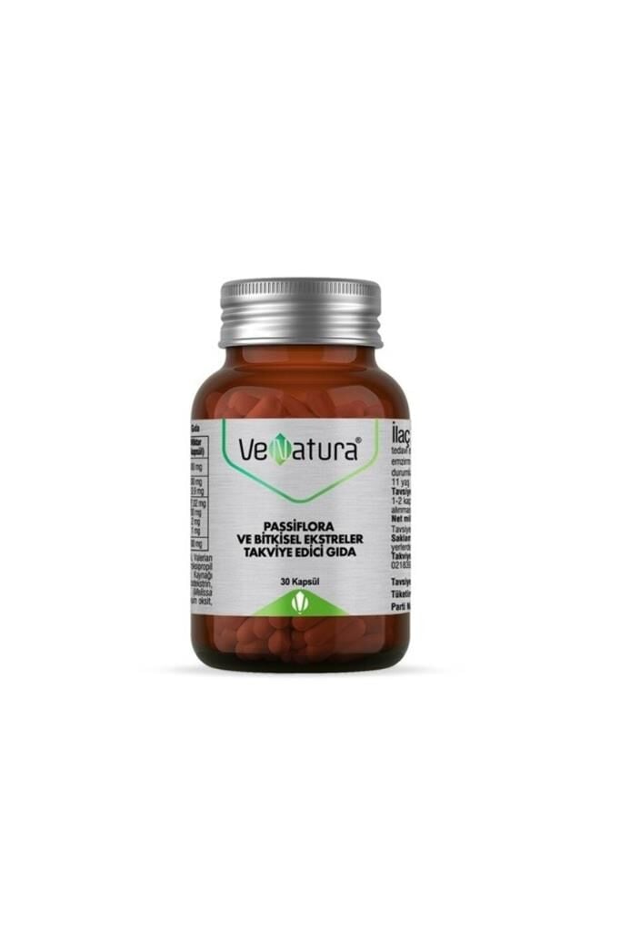 Venatura Passiflora ve Bitkisel Ekstreler 30 Kapsül