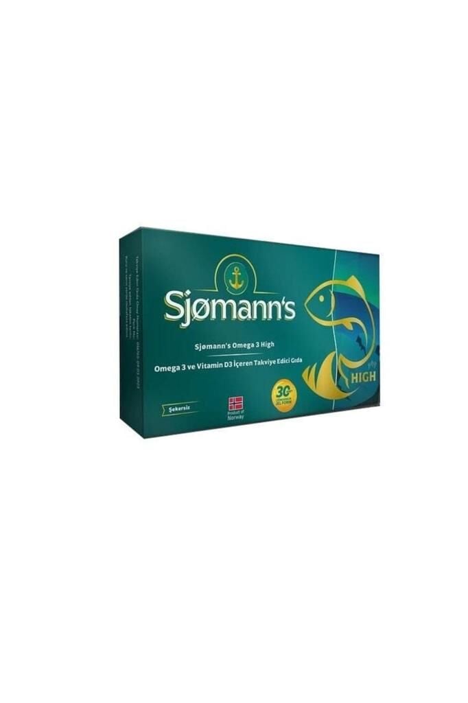 Sjomann's Omega 3 High 30 Çiğnenebilir Jel Form