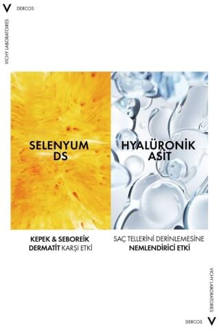 Vichy Dercos 2’si 1 Arada Kepek Karşıtı & Nemlendirici Şampuan 390ml