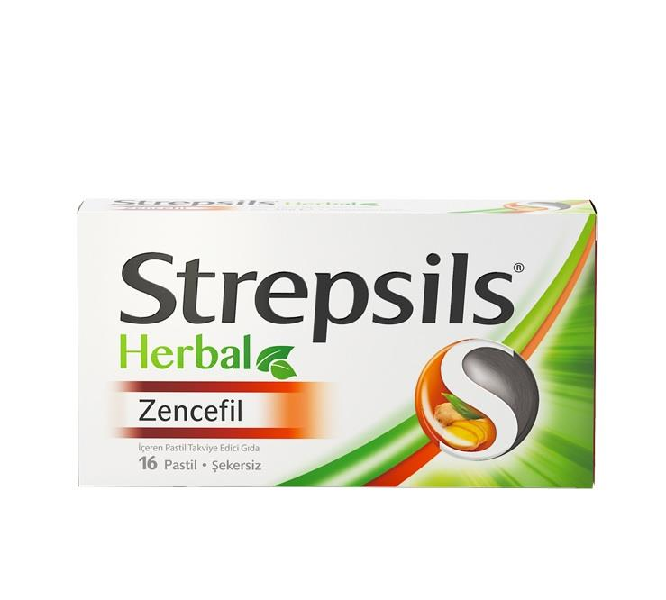 Strepsils Herbal Zencefil Aromalı 16 Pastil