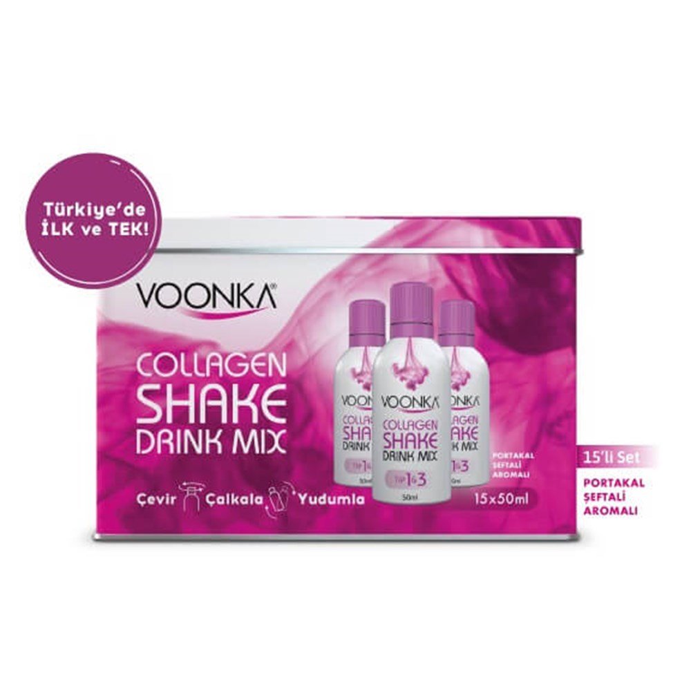 Voonka Collagen beauty Shake Drink Mix 15X50 ml