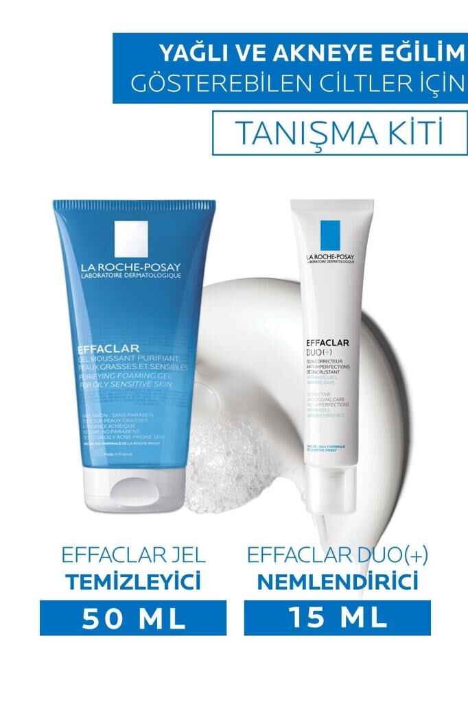 La Roche Posay Yağlı/Akneye Eğilim Gösteren Ciltlere Özel Seyahat Boy Bakım Seti 8690595814759