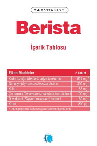 Tabvitamıns Berista Lipozomal 60 Tablet
