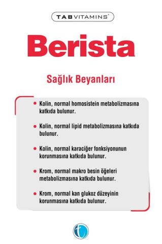Tabvitamıns Berista Lipozomal 60 Tablet