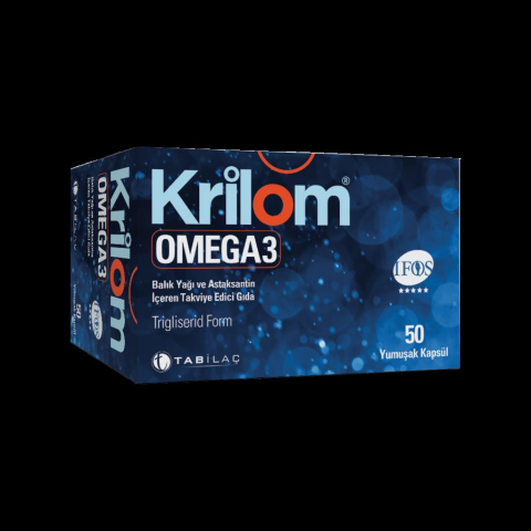Krilom Omega3 50 Kapsül 100 Adet