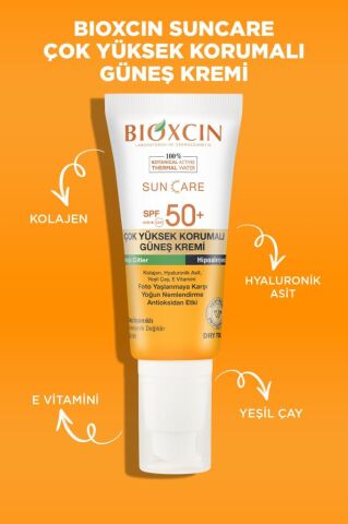 Bioxcin Sun Care Çok Yüksek Korumalı Yağlı Ciltler Için Güneş Kremi Spf 50+ 50ml