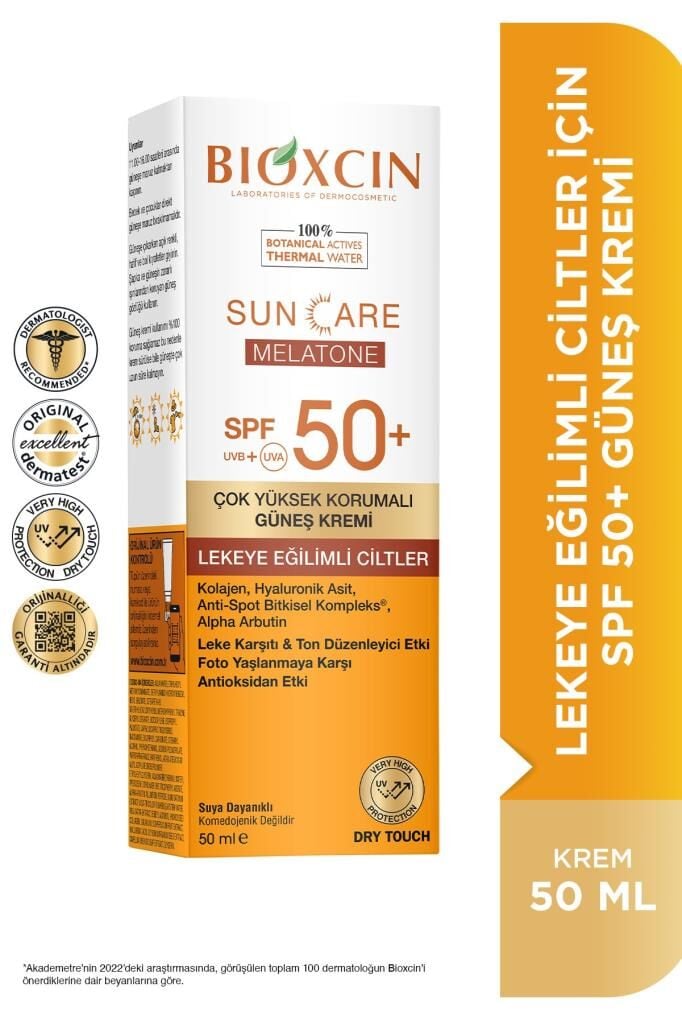 Bioxcin SunCare Lekeye Eğilimli Ciltler Için Çok Yüksek Korumalı Güneş Kremi 50 Spf - Leke Ve Çil