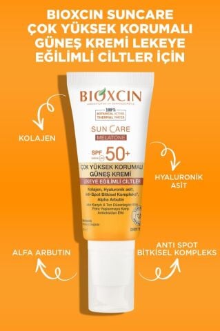 Bioxcin SunCare Lekeye Eğilimli Ciltler Için Çok Yüksek Korumalı Güneş Kremi 50 Spf - Leke Ve Çil