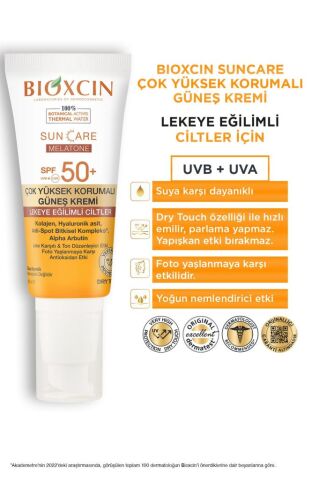 Bioxcin SunCare Lekeye Eğilimli Ciltler Için Çok Yüksek Korumalı Güneş Kremi 50 Spf - Leke Ve Çil