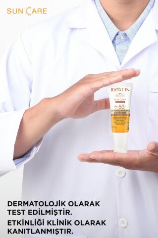 Bioxcin SunCare Lekeye Eğilimli Ciltler Için Çok Yüksek Korumalı Güneş Kremi 50 Spf - Leke Ve Çil