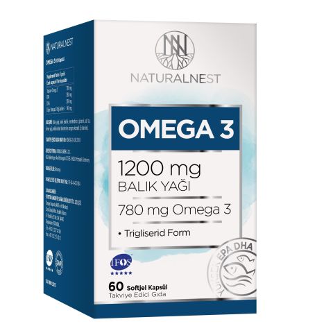 Naturalnest Omega3 60 Kapsül Balık Yağı