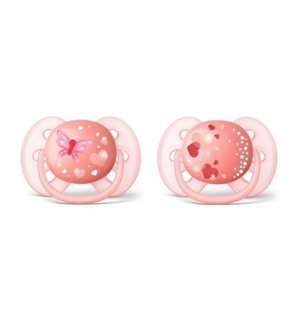 Avent Yalancı Emzik Ultra Soft Kiz 6-18 Ay SCF223/22 -