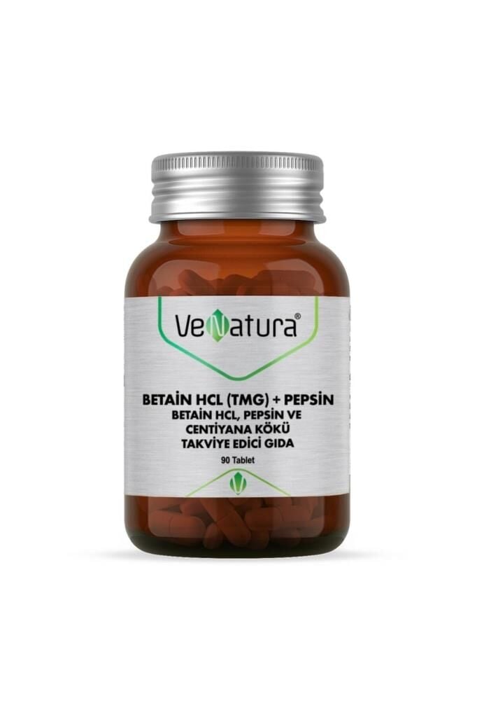 Venatura Betain Hcl (TMG) Pepsin Centiyana Kökü 90 Tablet