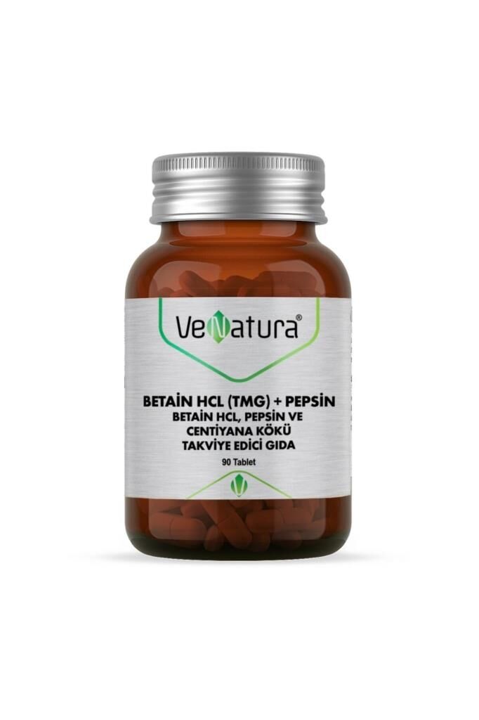 Venatura Betain Hcl (TMG) Pepsin Centiyana Kökü 90 Tablet
