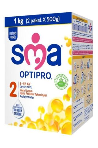 SMA 2 Optipro Probiyotik 6-12 Ay Bebek Sütü 1000 gr