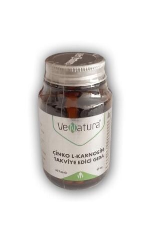 Venatura Çinko L-Karnosin 67mg 30 Kapsül