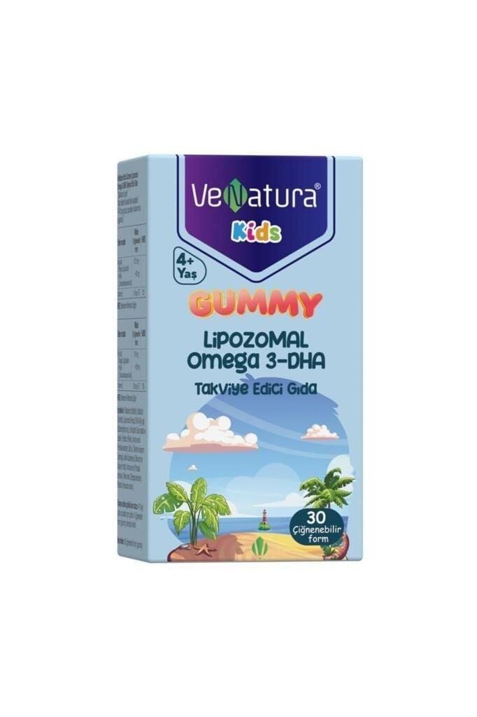 Venatura Gummy Kids Lipozomal Omega 3 DHA 30 Çiğneme Tableti