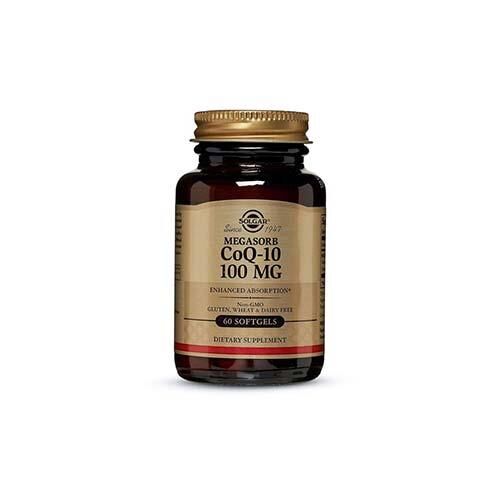 Solgar Coq-10 (Coenzyme Q-10) 100 Mg 60 Softgels