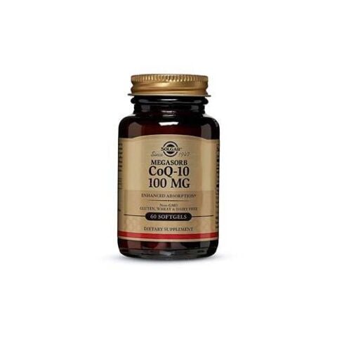 Solgar Coq-10 (Coenzyme Q-10) 100 Mg 60 Softgels
