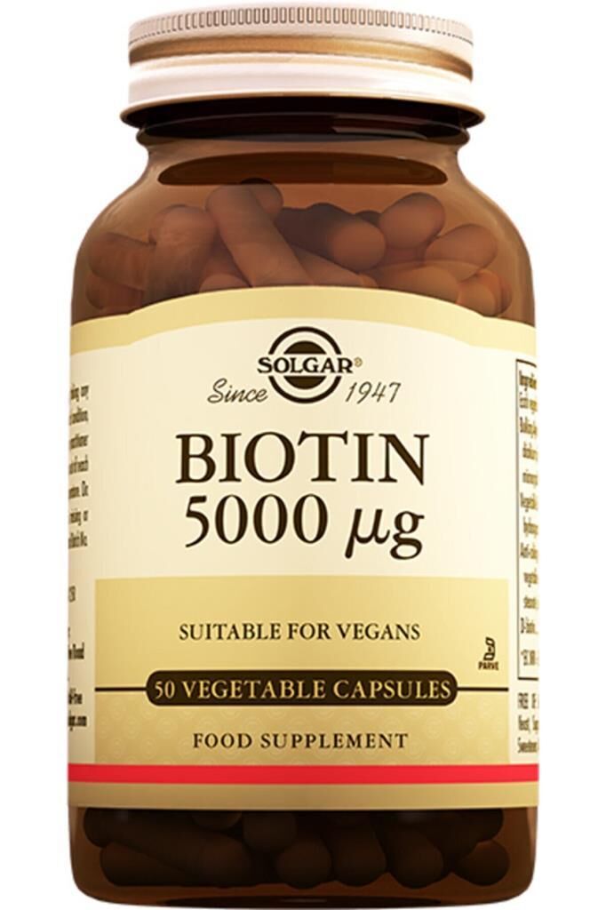 Solgar Biotin 5000 Mcg 50 Kapsül