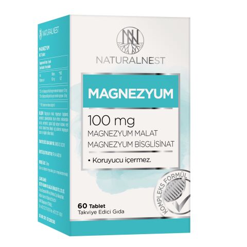 Naturalnest Magnezyum 60 Tablet