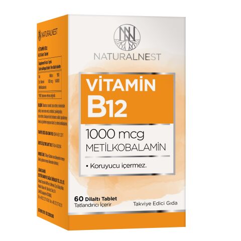 Naturalnest Vitamin B12 60 Tablet