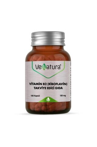 Venatura Vitamin B2 Riboflavin 100mg Kapsül
