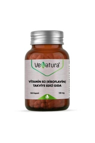 Venatura Vitamin B2 Riboflavin 100mg Kapsül