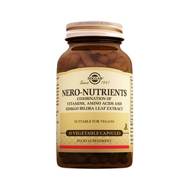 Solgar Nero Nutrıents 30 Kapsül