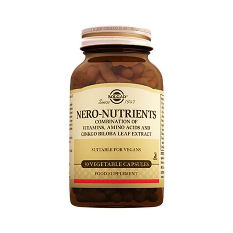 Solgar Nero Nutrıents 30 Kapsül