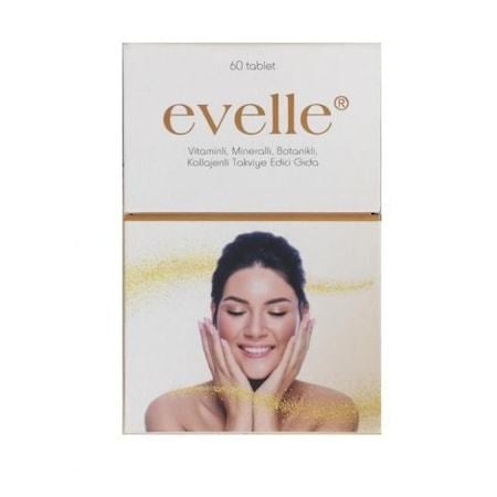 Evelle Kollajenli Takviye Edici Gıda 60 Tablet YENİ AMBALAJ