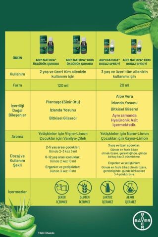 AspiNatura Kids Şurup 120 ml