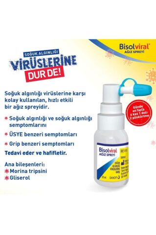 Bisol Viral Ağız Spreyi 20 Ml