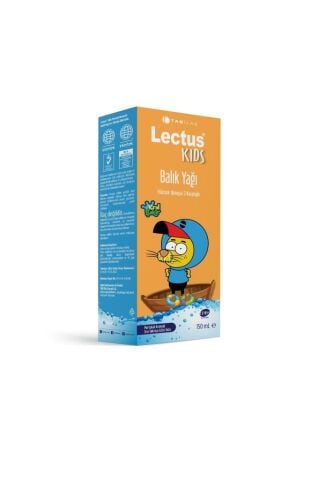 Lectus Kids Kral Şakir Omega Şurup Portakal 150 ml Lectus Kids Skt 2025