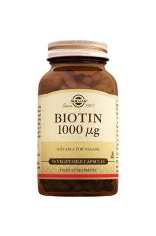 Solgar Biotin 1000 Mg 50 Kapsül