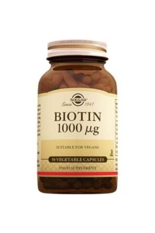 Solgar Biotin 1000 Mg 50 Kapsül