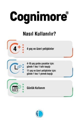 Cognimore Likit 150 ml Sitikolin Fosfatidilserin Taurin Şurup