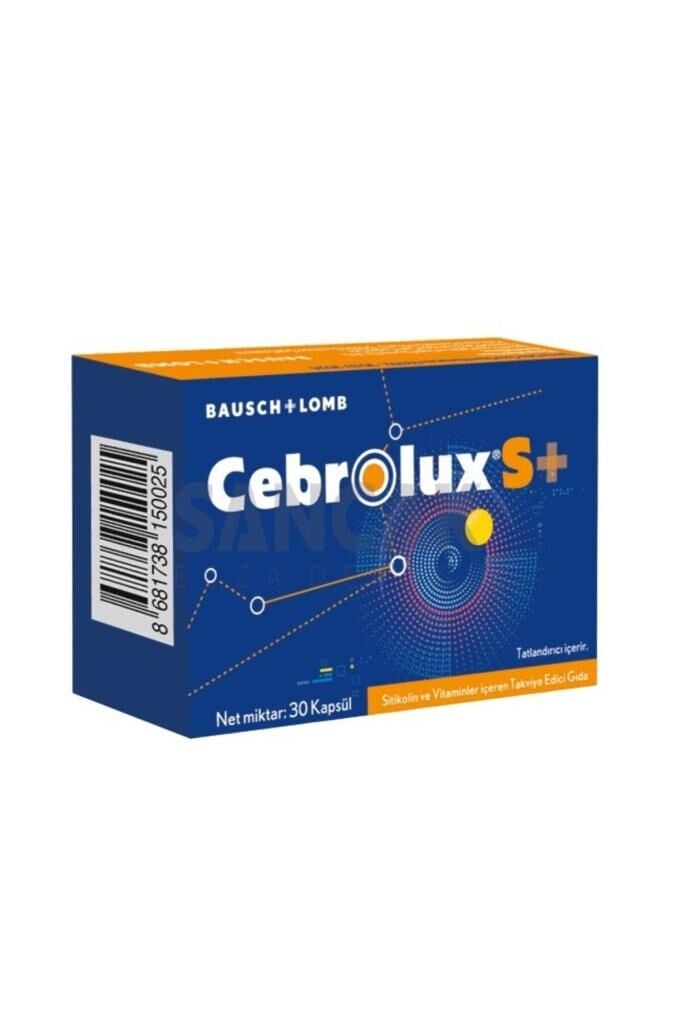 Cebrolux S + Sitikolin Vitamin 30 Kapsül