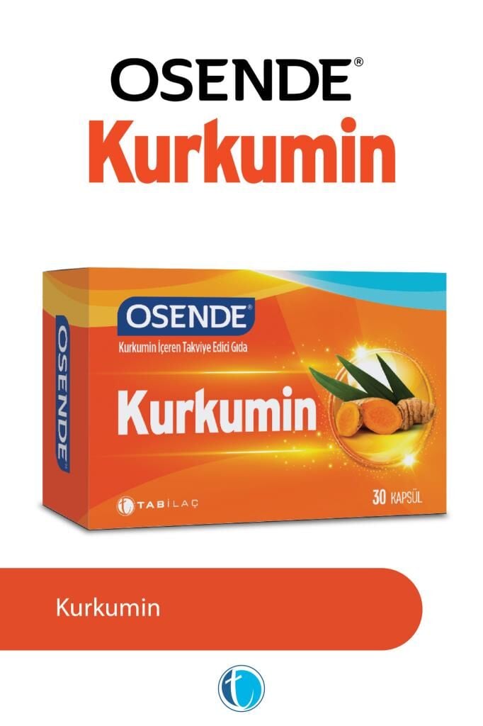 Osende Kurkumin 30 Bitkisel Kapsül Theracurmin