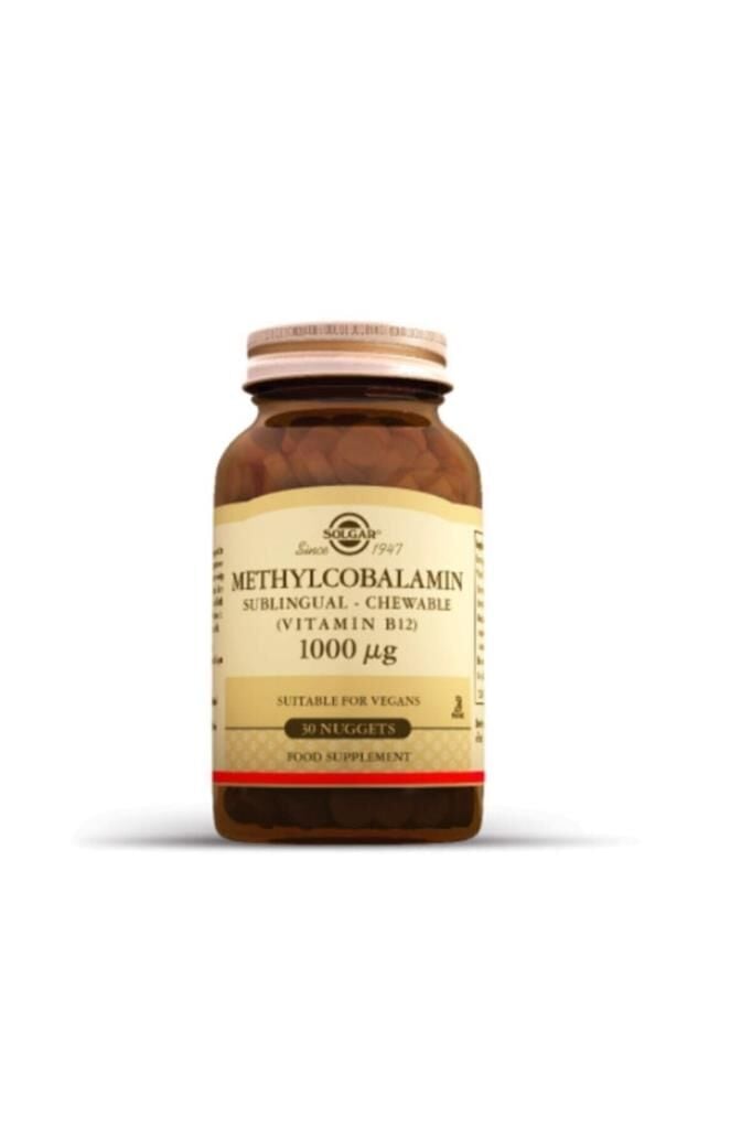 Solgar Methylcobalamin (B12) 1000 Mcg 30 Dilaltı Tableti
