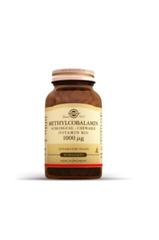 Solgar Methylcobalamin (B12) 1000 Mcg 30 Dilaltı Tableti
