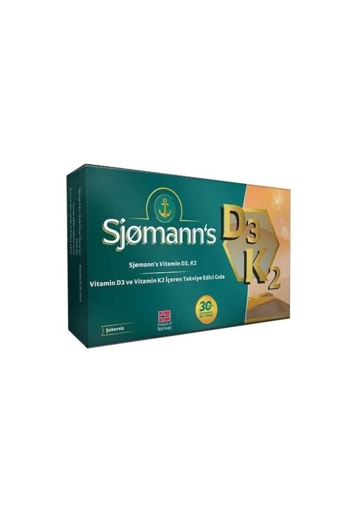 Sjomann's D3K2 30 Çiğneme Tableti