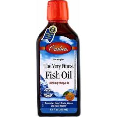 Carlson Fish Oil Omega 3 Balık Yağı Şurubu Portakal Aromalı 200 ml 05/2022
