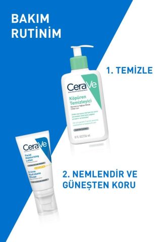 Cerave Spf50+ Güneş Korumalı Nemlendirici Yüz Kremi