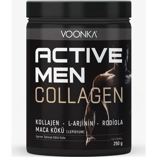 Voonka Collagen Active Men 250 gr - Yeşil Elma