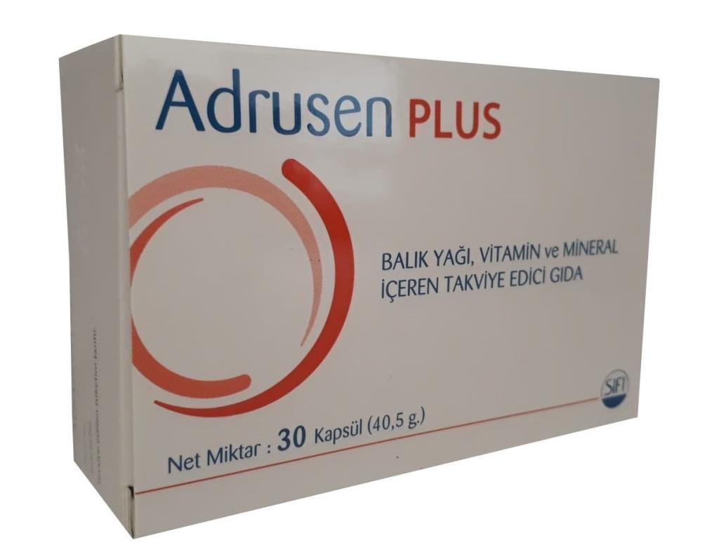 Adrusen Plus 30 Kapsül YENİ AMBALAJ  07/2021