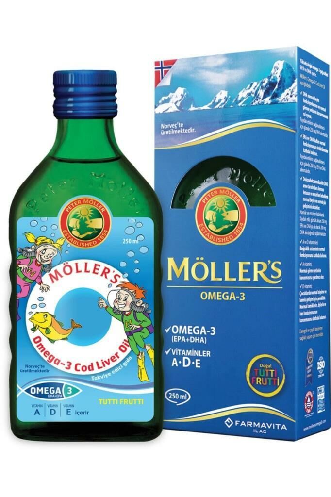 Möllers Omega 3 Balık Yağı Şurup 250 Ml