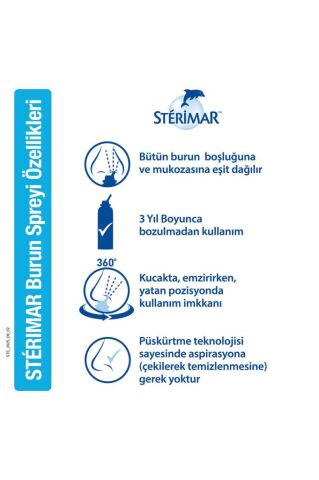 Sterimar Deniz Suyu Burun Spreyi 50 ml