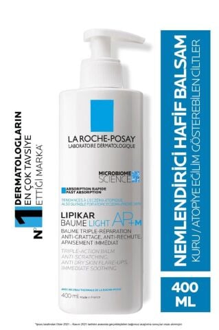 La Roche Posay Lipikar Baume LIGHT AP + M Atopiye Eğilim Gösterebilen Ciltler