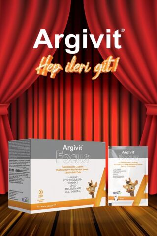 Argivit Focus L-Arjinin, Fosfotidilserin, Multivitamin ve Multimineral 30 Saşe